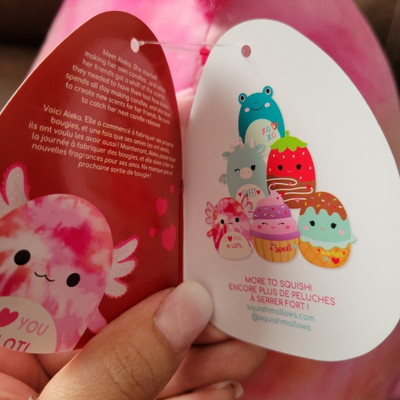 Squishmallows- Aleka the Axolotl 12" - Picture 9 of 9